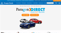 Desktop Screenshot of paragonhonda.com